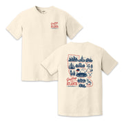 Atlanta Baseball Georgia Map T-Shirt