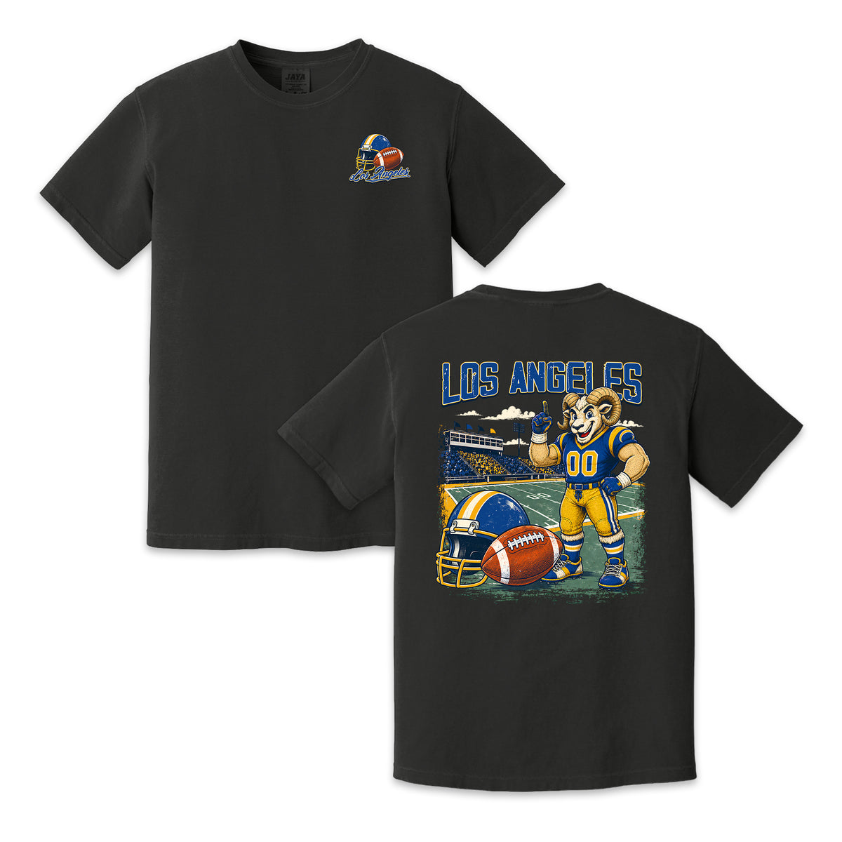Los Angeles Football Ram Vintage Graphic T-Shirt