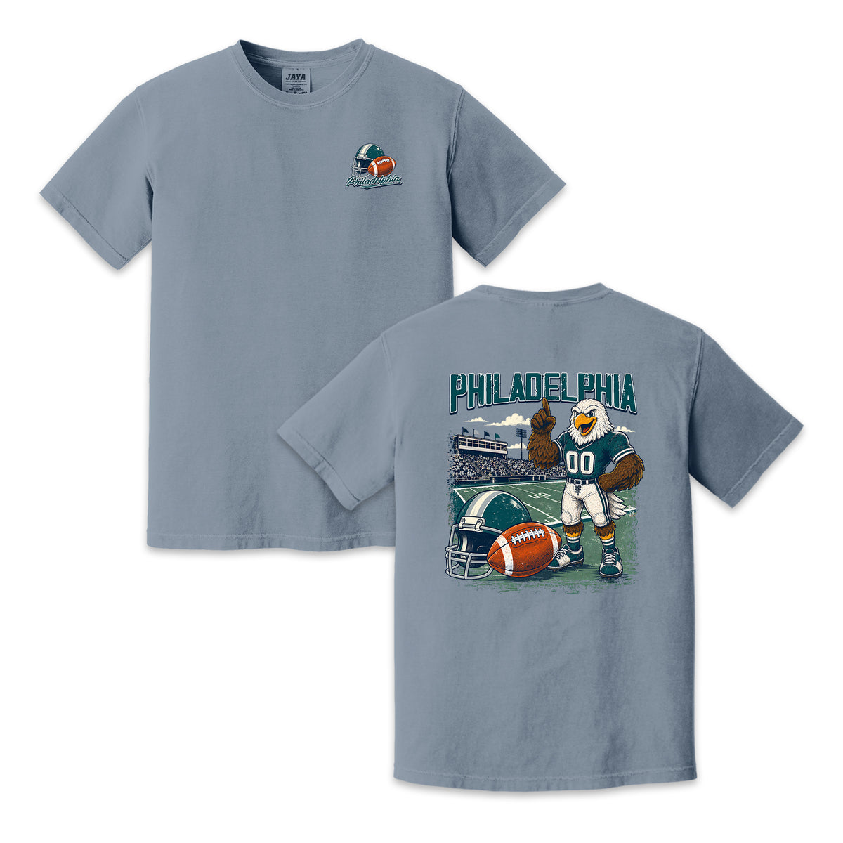 Philadelphia Football Mascot Vintage Graphic T-Shirt