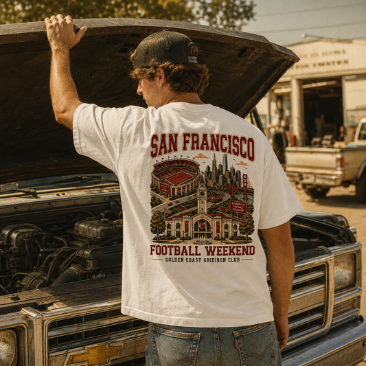 San Francisco Football Weekend Vintage Graphic T-Shirt