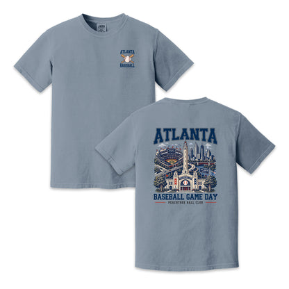 Atlanta Baseball Game Day Two Sided T-Shirt