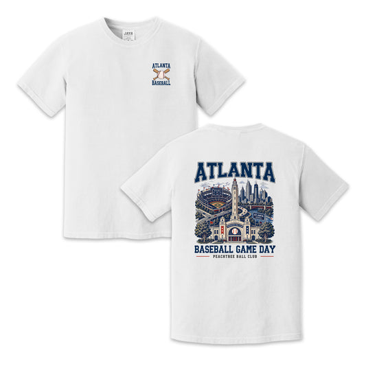 Atlanta Baseball Game Day Two Sided T-Shirt