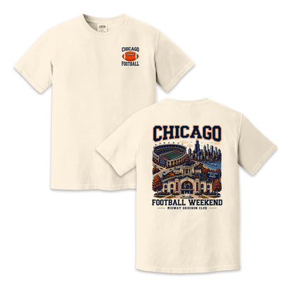 Chicago Football Weekend Vintage Graphic T-Shirt