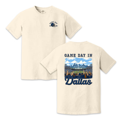 Vintage Dallas Football Game Day Stadium Crowd T-Shirt