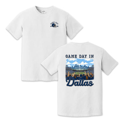 Vintage Dallas Football Game Day Stadium Crowd T-Shirt