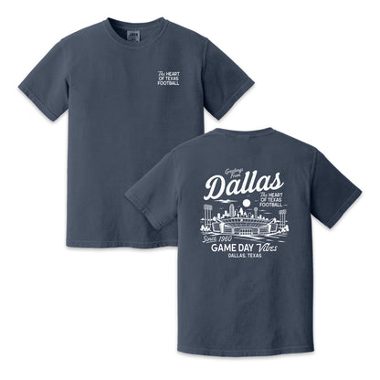 Dallas Football Game Day Vintage Graphic T-Shirt