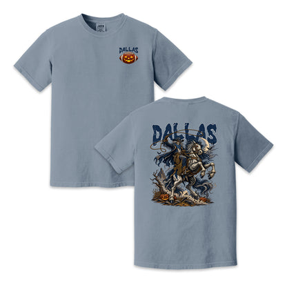 Chicago Football Halloween Vintage Graphic T-Shirt