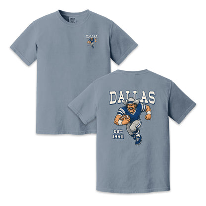Dallas Football Cowboy Two-Sided Graphic T-Shirt, Retro Game Day Sports Tee, Unisex Football Fan Shirt