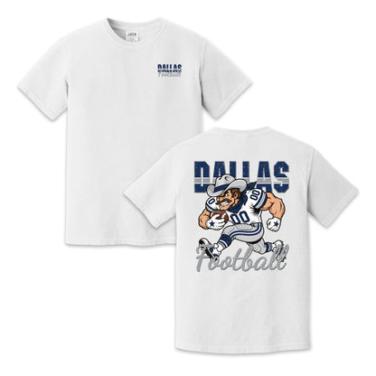 Dallas Football Cowboy Graphic T-Shirt, Vintage Sports City Tee for Football Fans