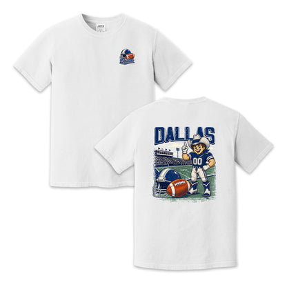Dallas Football Mascot Vintage Graphic T-Shirt