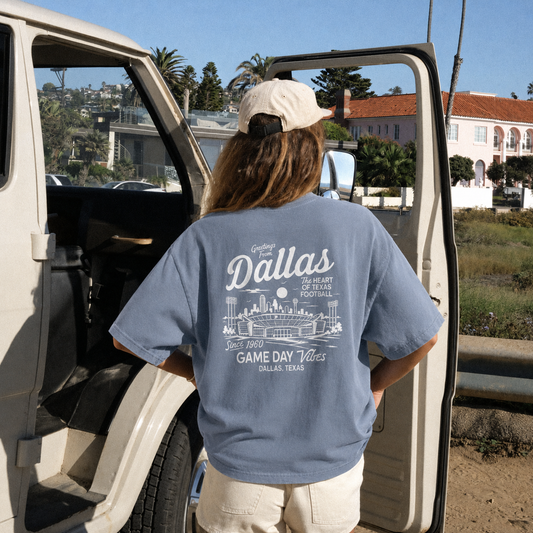 Dallas Football Game Day Vintage Graphic T-Shirt