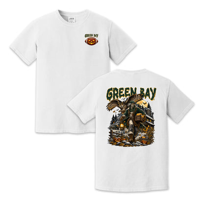Green Bay Football Halloween Vintage Graphic T-Shirt