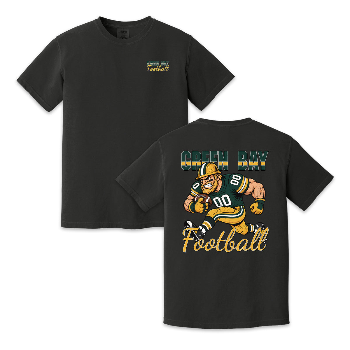 Green Bay Football Player Graphic T-Shirt, Vintage Sports City Tee for Football Fans