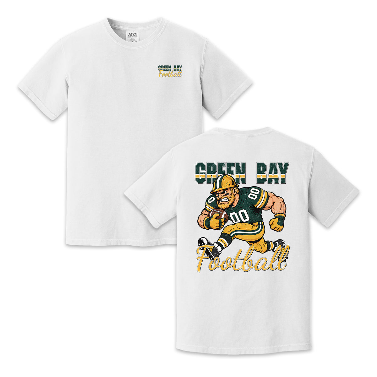 Green Bay Football Player Graphic T-Shirt, Vintage Sports City Tee for Football Fans