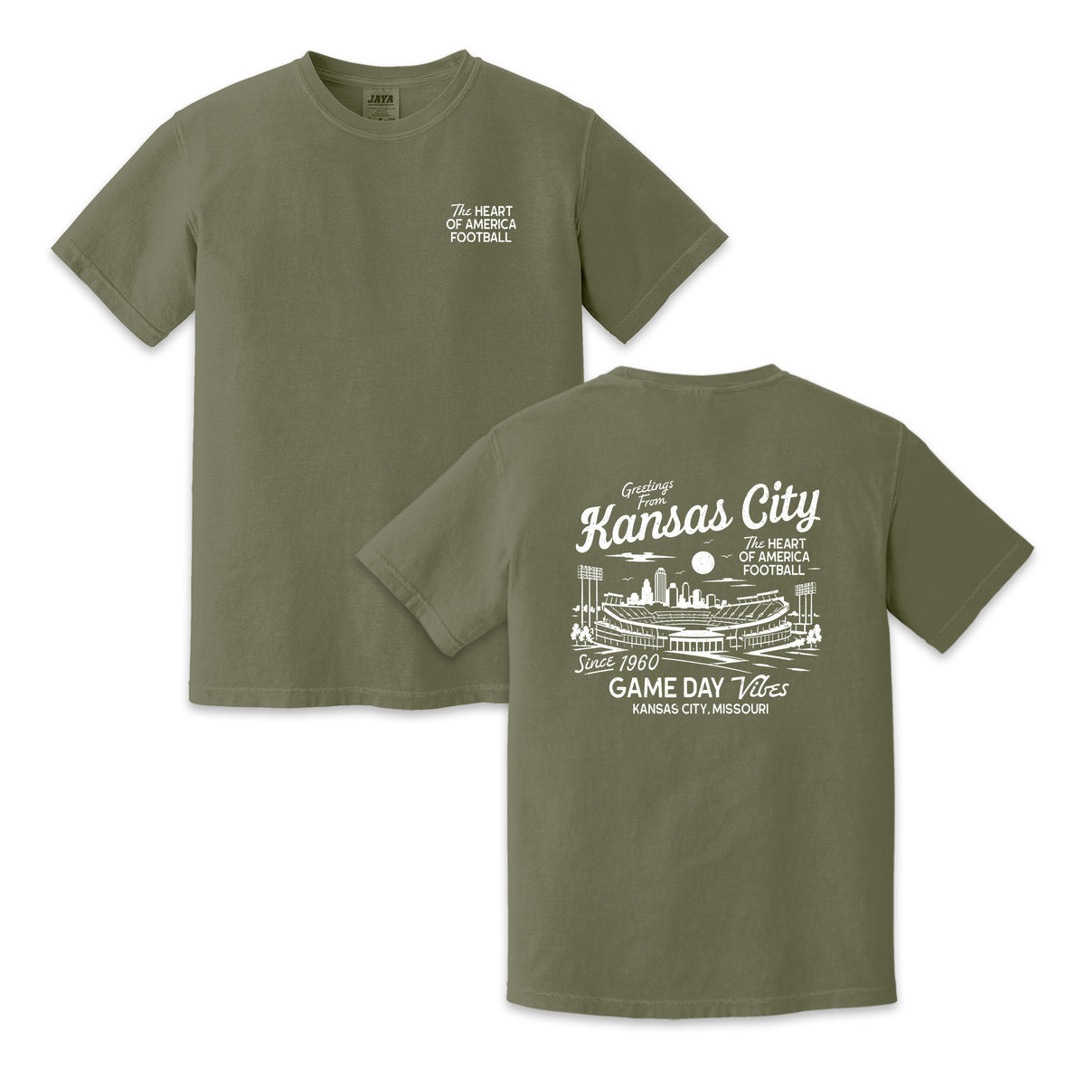 Kansas City Football Game Day Vintage Graphic T-Shirt