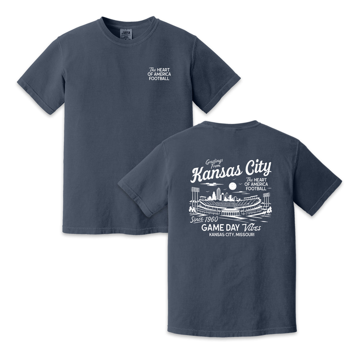 Kansas City Football Game Day Vintage Graphic T-Shirt