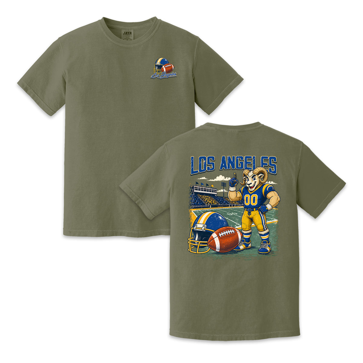 Los Angeles Football Ram Vintage Graphic T-Shirt