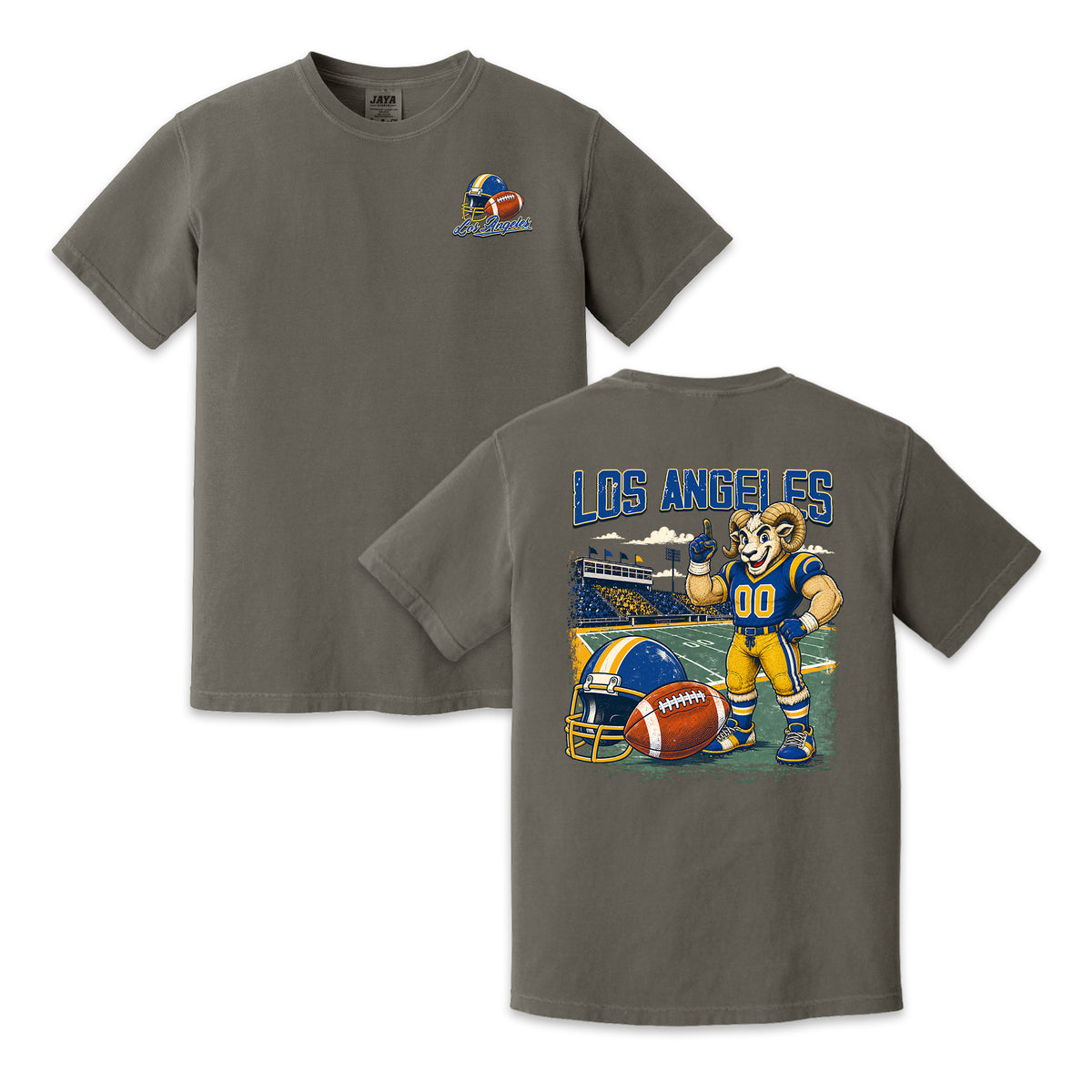 Los Angeles Football Ram Vintage Graphic T-Shirt