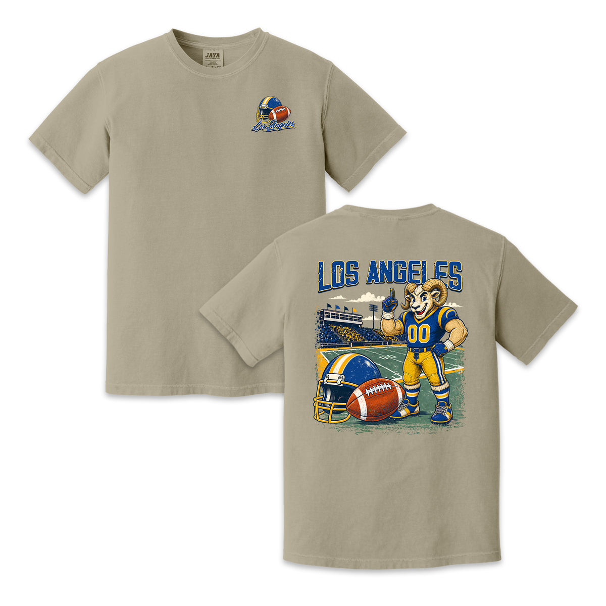 Los Angeles Football Ram Vintage Graphic T-Shirt