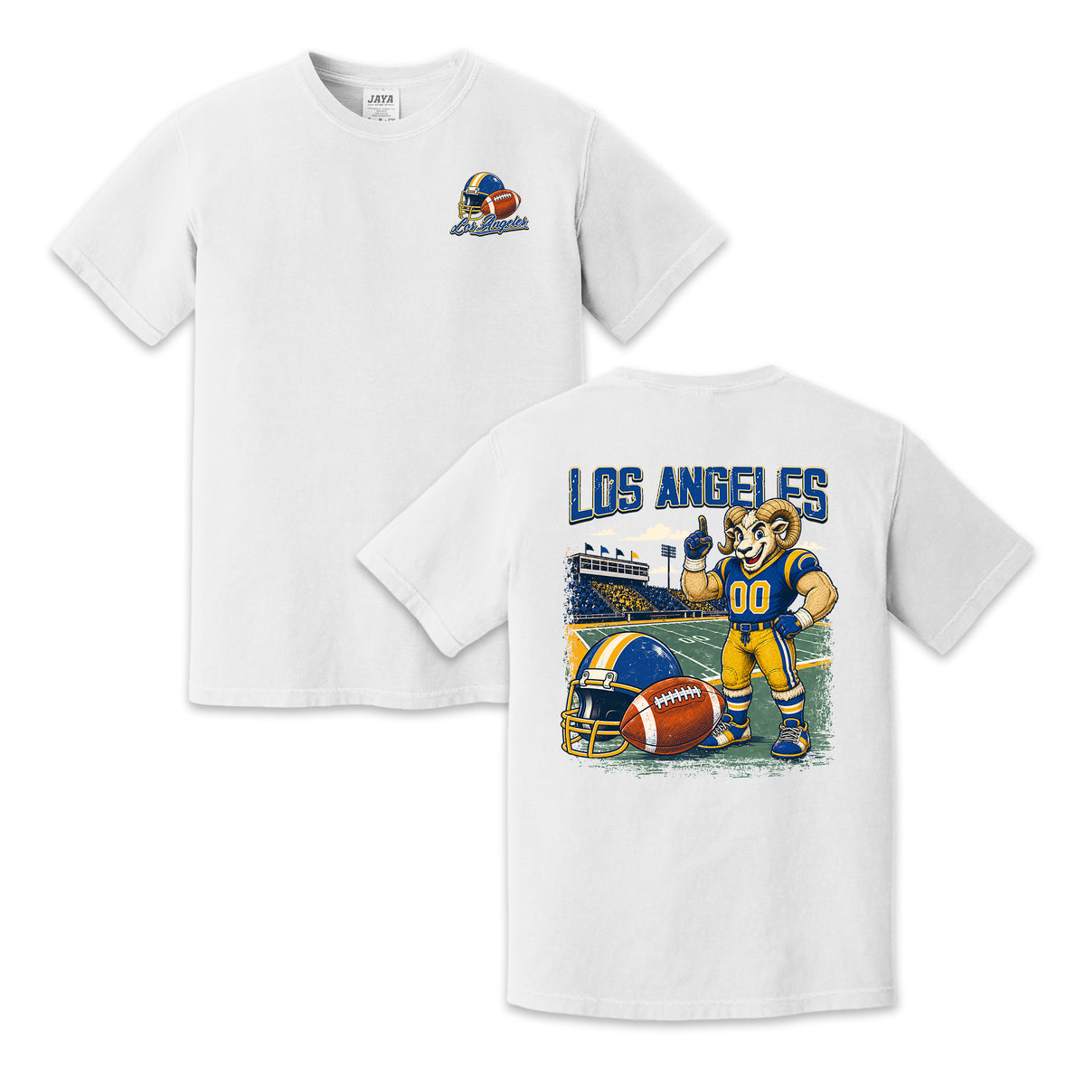 Los Angeles Football Ram Vintage Graphic T-Shirt
