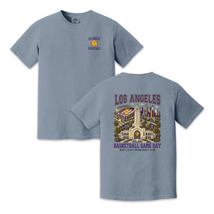 Los Angeles Basketball Two Sided T-Shirt