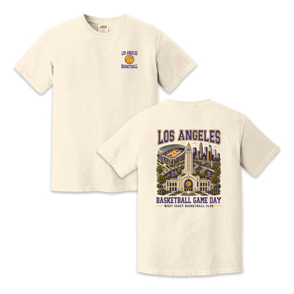 Los Angeles Basketball Two Sided T-Shirt
