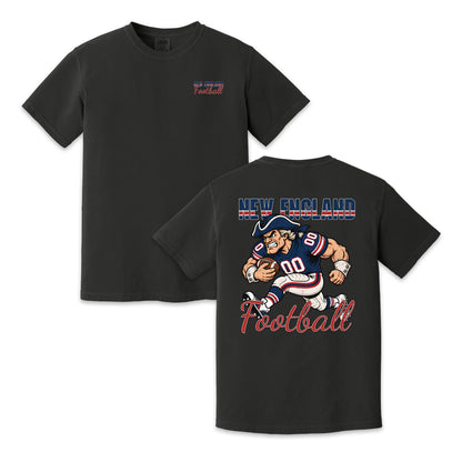 New England Football Patriot Graphic T-Shirt, Vintage Sports City Tee for Football Fans