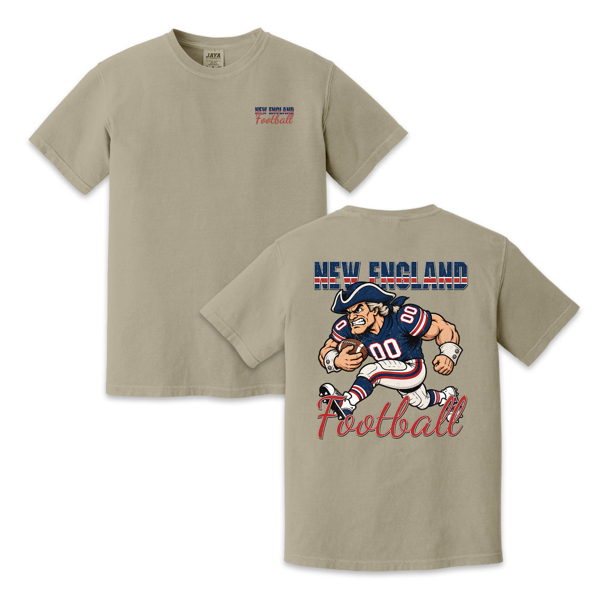 New England Football Patriot Graphic T-Shirt, Vintage Sports City Tee for Football Fans