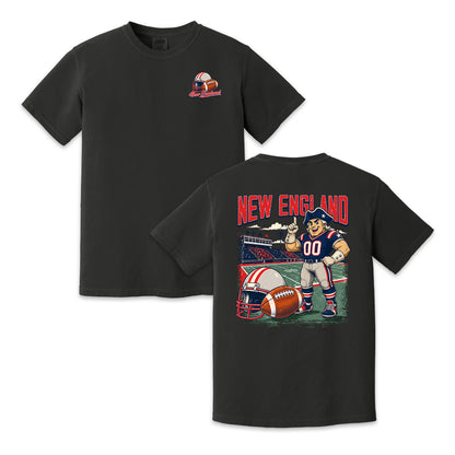 New England Football Patriot Vintage Graphic T-Shirt