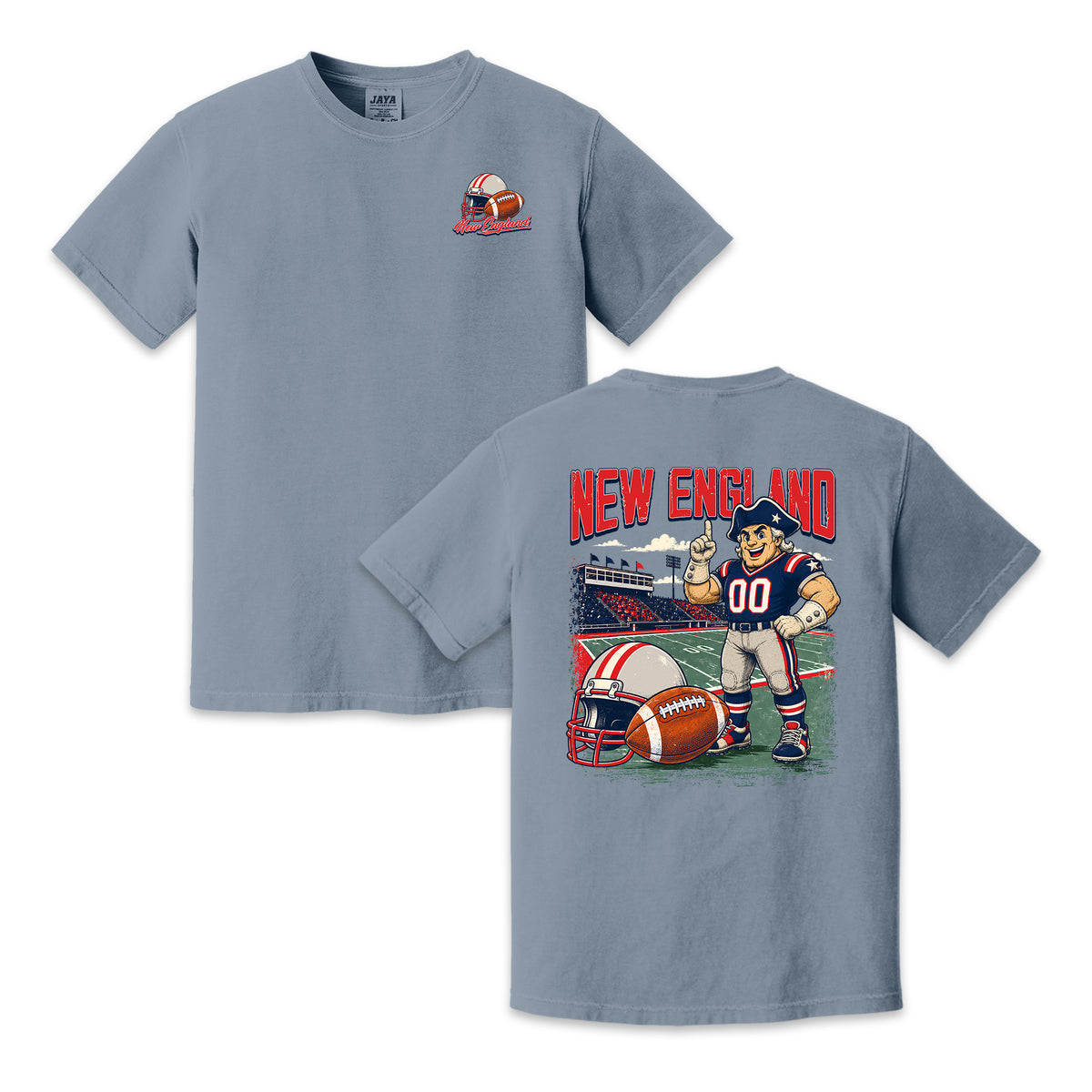 New England Football Patriot Vintage Graphic T-Shirt