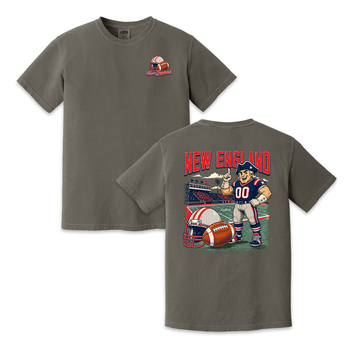 New England Football Patriot Vintage Graphic T-Shirt