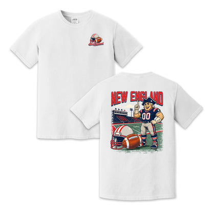 New England Football Patriot Vintage Graphic T-Shirt