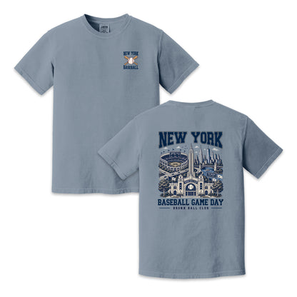 New York Baseball Game Day Two Sided T-Shirt