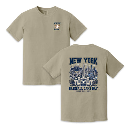 New York Baseball Game Day Two Sided T-Shirt