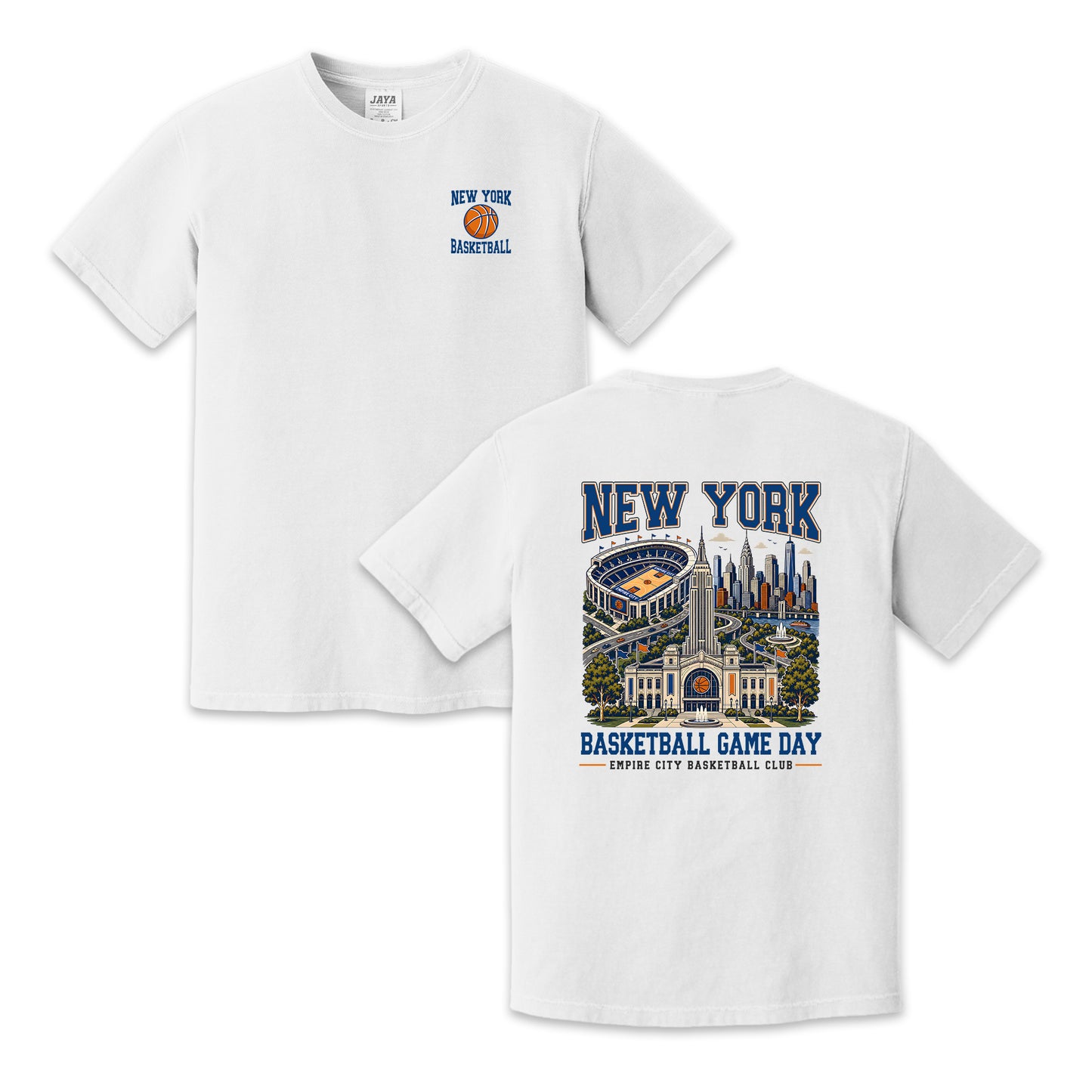 New York Basketball Two Sided T-Shirt