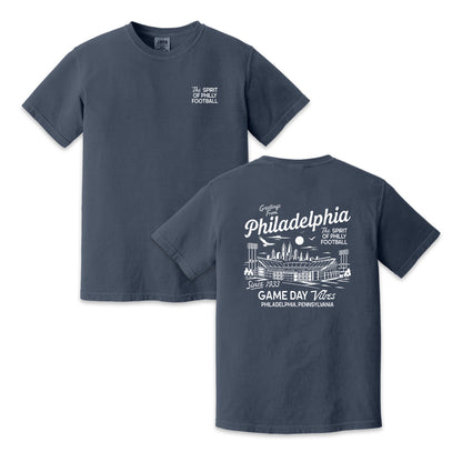 Philadelphia Football Game Day Vintage Graphic T-Shirt