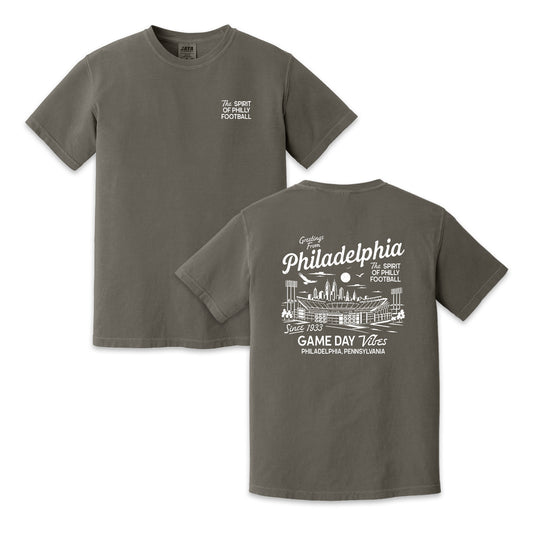 Philadelphia Football Game Day Vintage Graphic T-Shirt