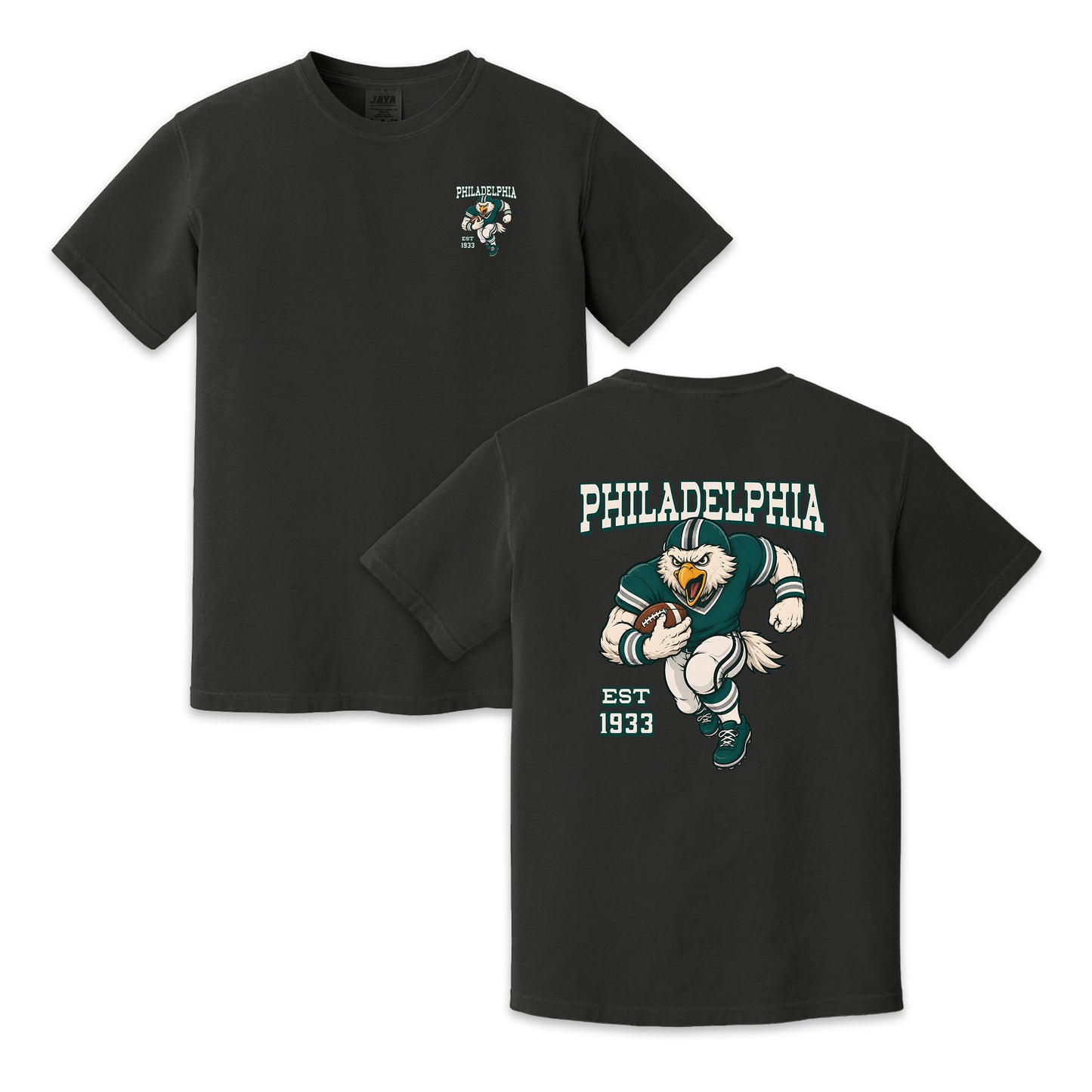 Philadelphia Football Eagle Two-Sided Graphic T-Shirt, Retro Game Day Sports Tee, Unisex Football Fan Gift Shirt