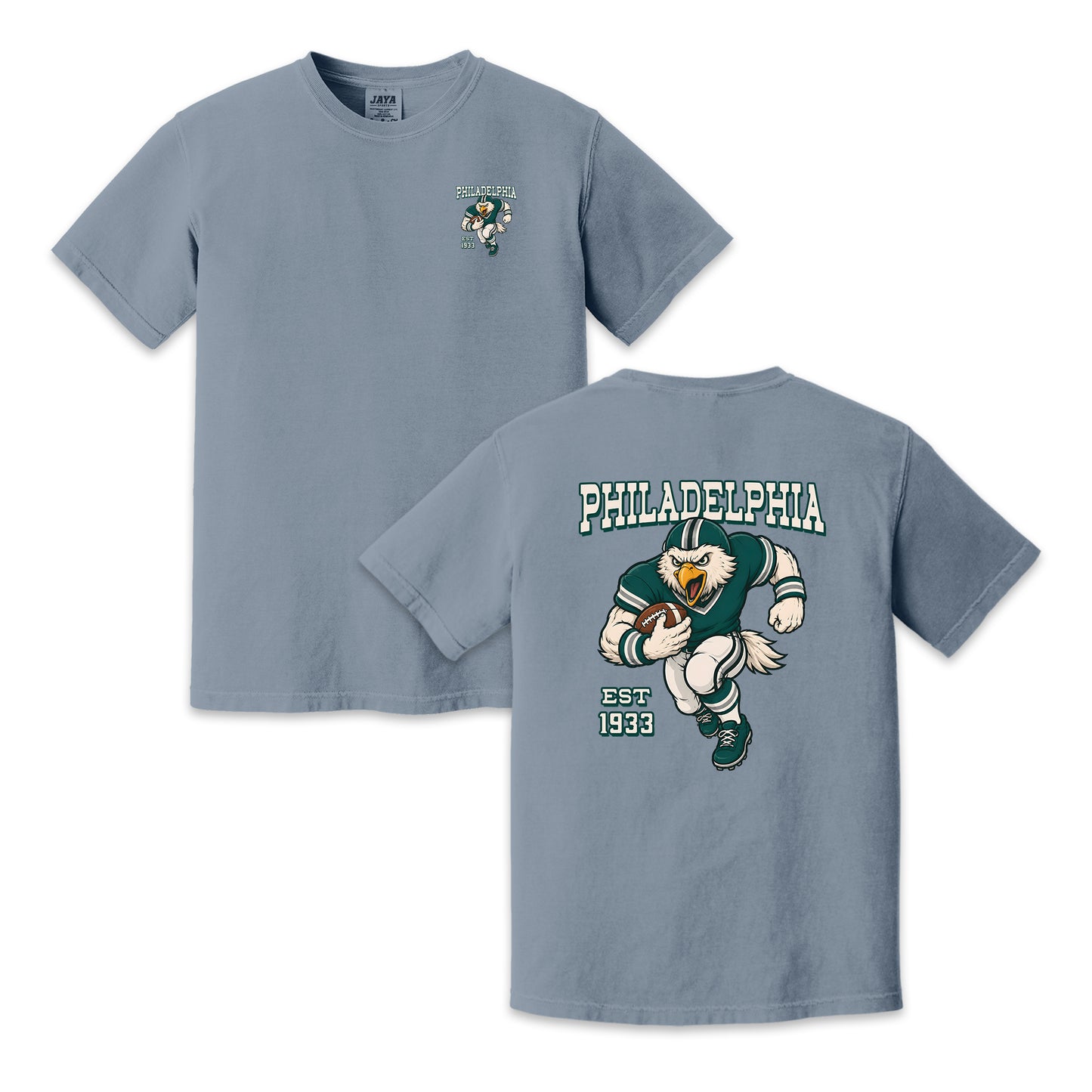 Philadelphia Football Eagle Two-Sided Graphic T-Shirt, Retro Game Day Sports Tee, Unisex Football Fan Gift Shirt