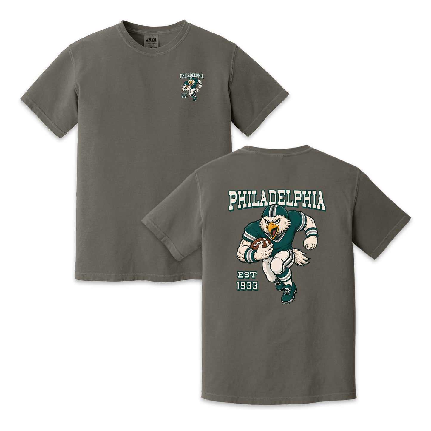 Philadelphia Football Eagle Two-Sided Graphic T-Shirt, Retro Game Day Sports Tee, Unisex Football Fan Gift Shirt