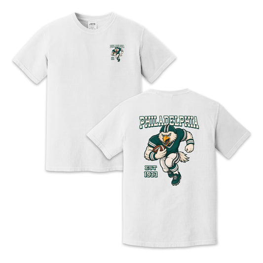 Philadelphia Football Eagle Two-Sided Graphic T-Shirt, Retro Game Day Sports Tee, Unisex Football Fan Gift Shirt