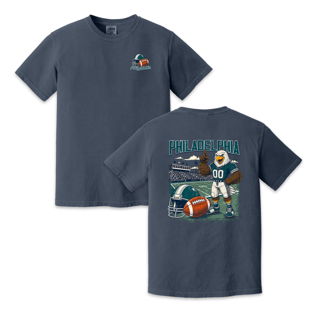 Philadelphia Football Mascot Vintage Graphic T-Shirt