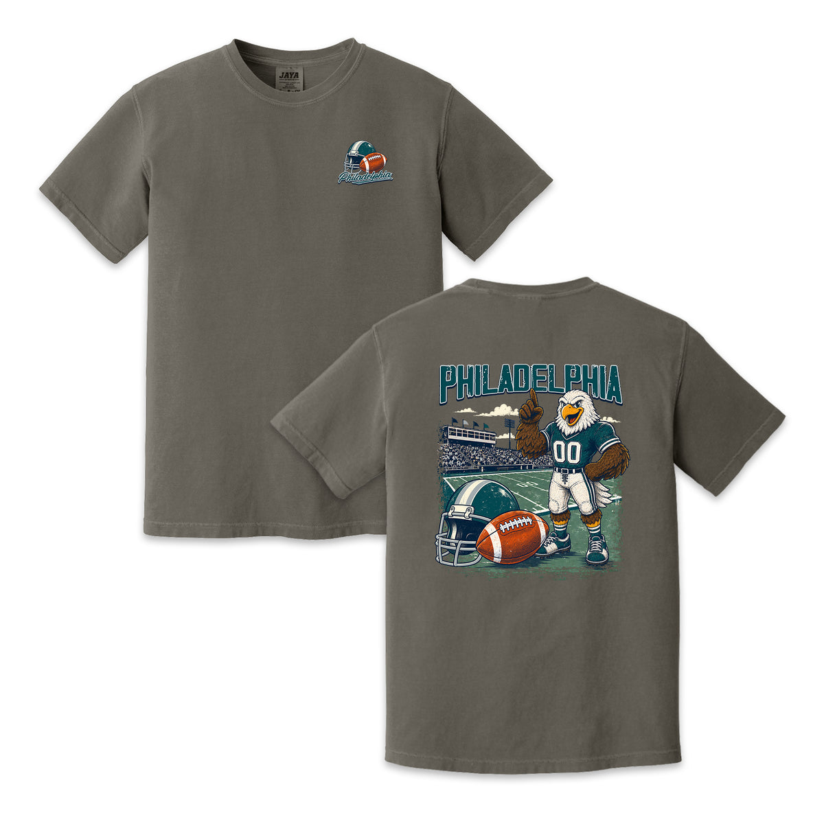 Philadelphia Football Mascot Vintage Graphic T-Shirt