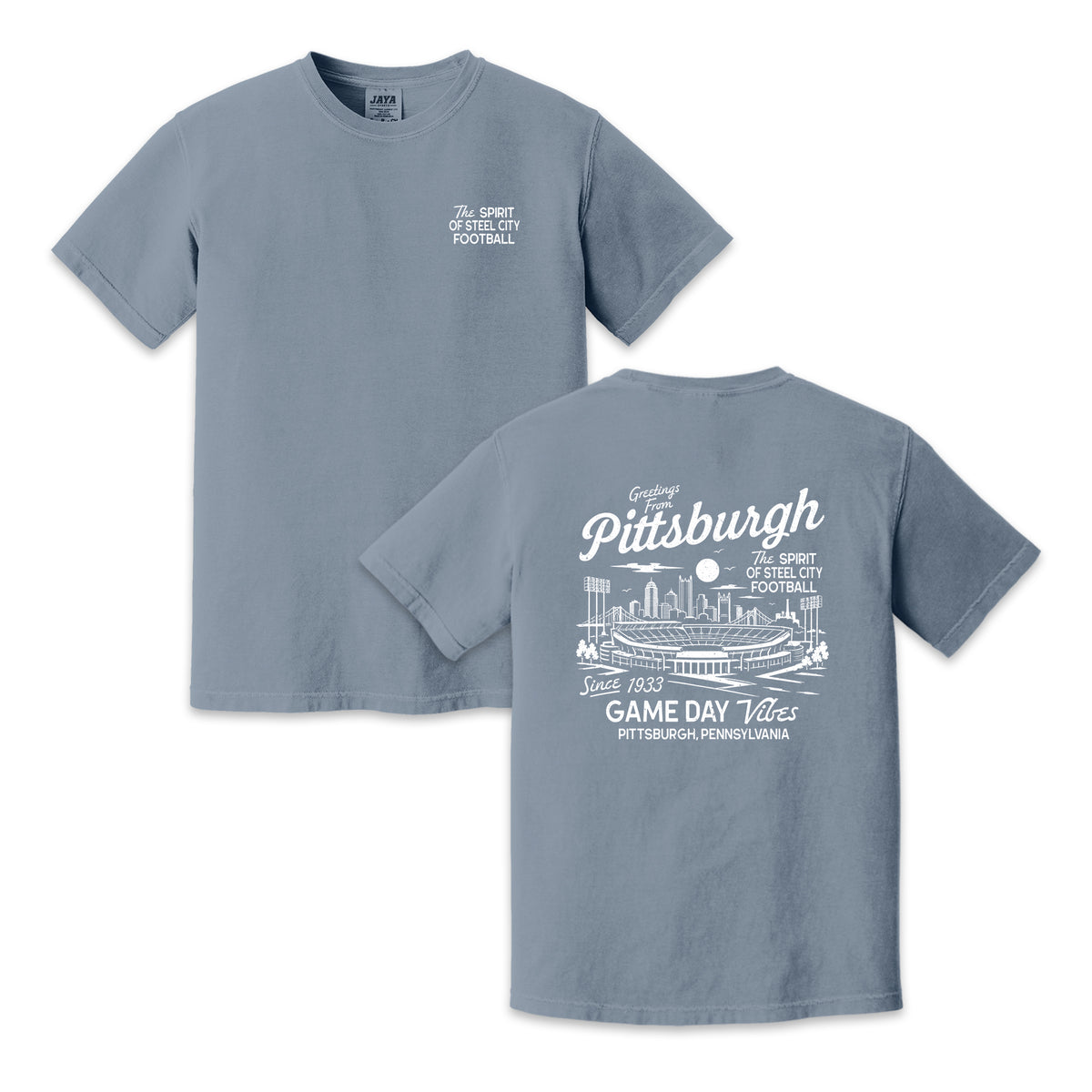 Pittsburgh Football Game Day Vintage Graphic T-Shirt