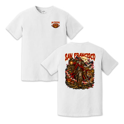 San Francisco Football Halloween Prospector Vintage Graphic T-Shirt