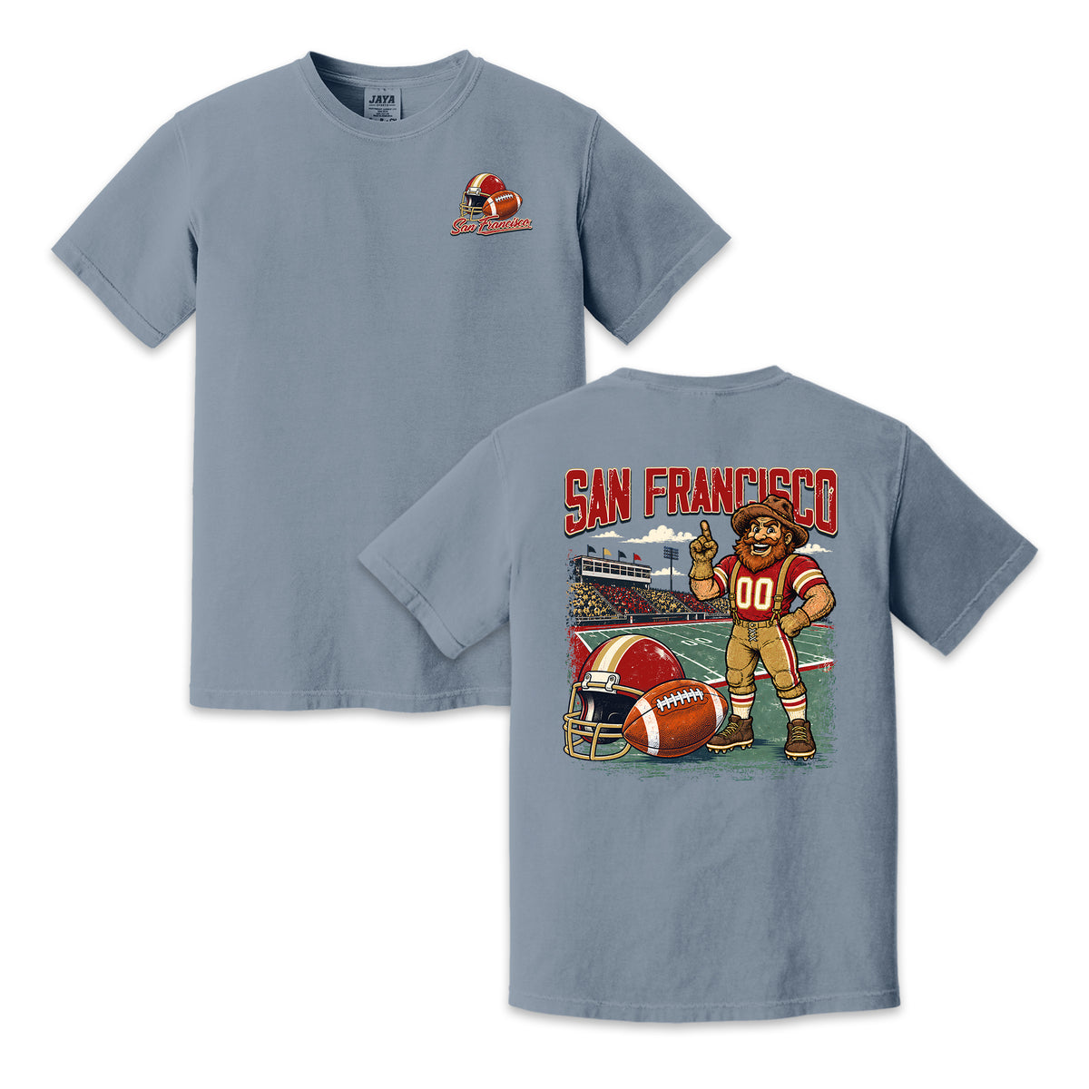 San Francisco Football Gold Rush Vintage Graphic T-Shirt
