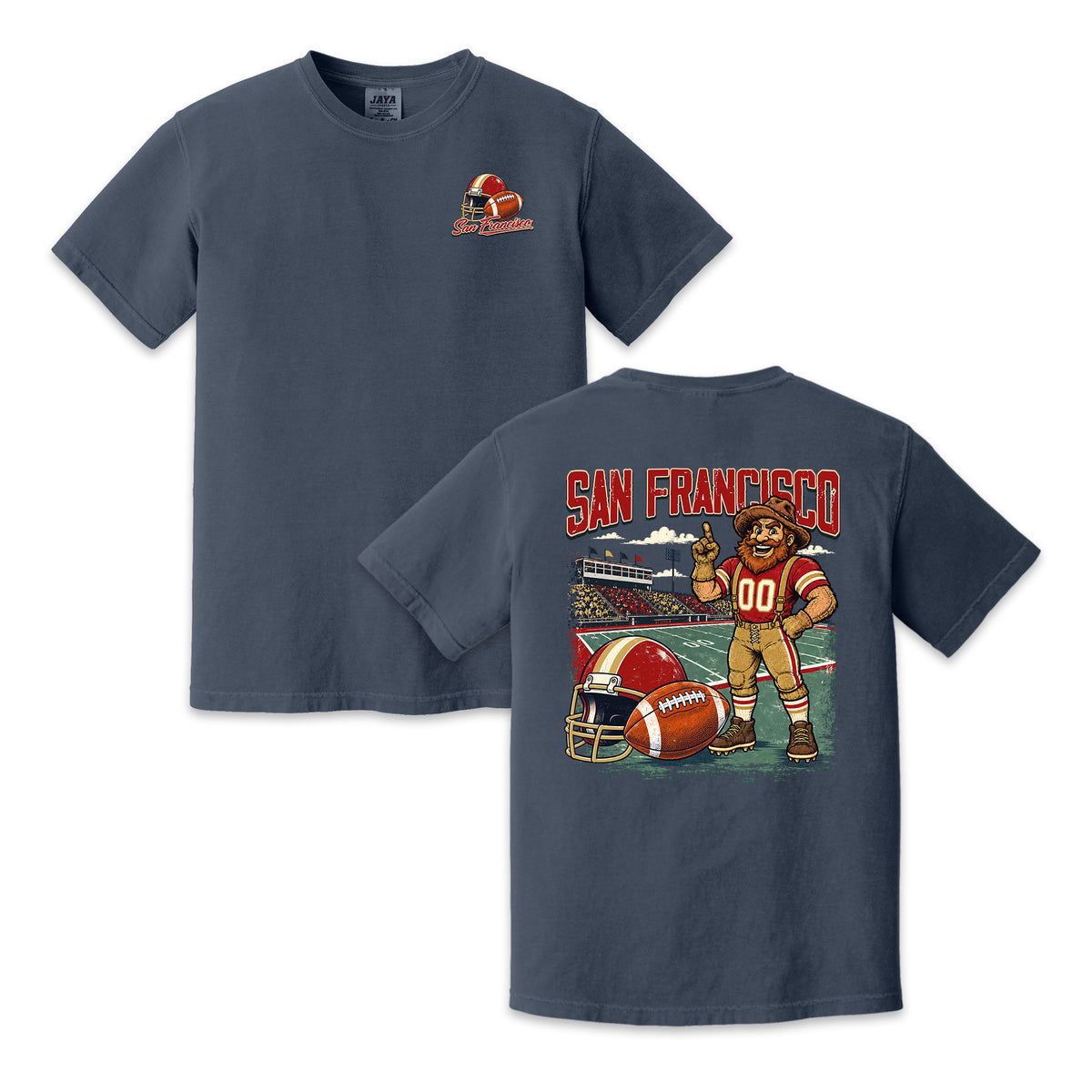 San Francisco Football Gold Rush Vintage Graphic T-Shirt