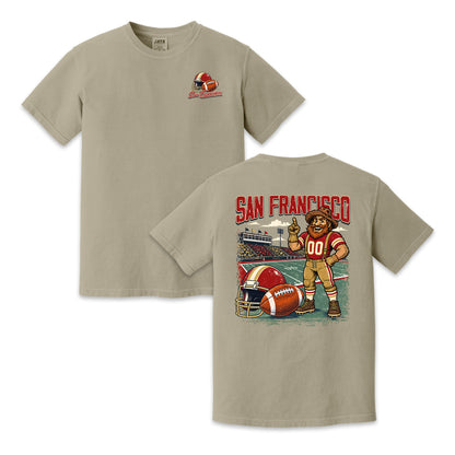 San Francisco Football Gold Rush Vintage Graphic T-Shirt